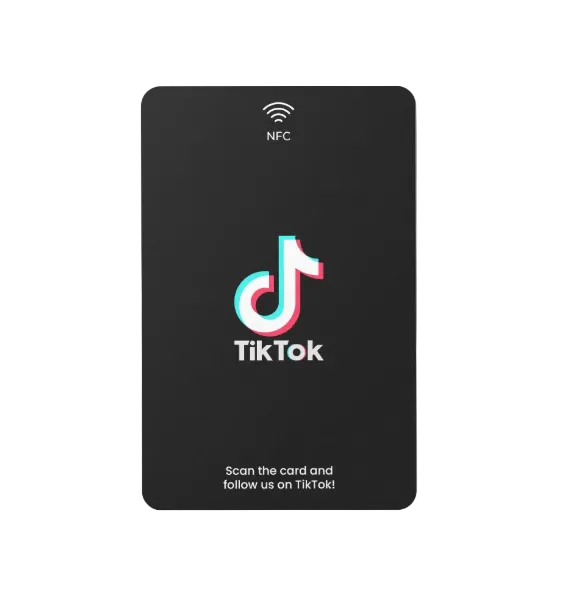 NFC Tiktok Follow Us Cards  (€0.20/card)